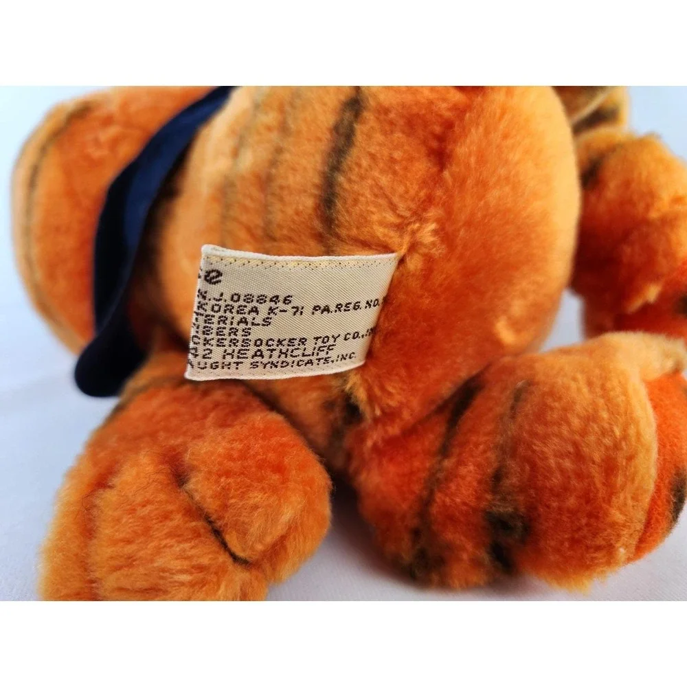 w/Tags Applause Heathcliff Plush Vintage 1982 Cat Graduation School Cartoon 8542